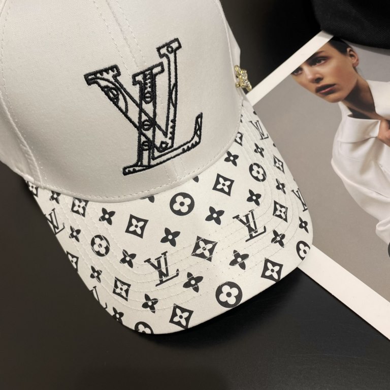 Louis Vuitton Baseball Cap LouisVuitton  New LV baseball cap, heavy duty  perfect embroidery, high end atmosphere, versatile models Universal for men and women!