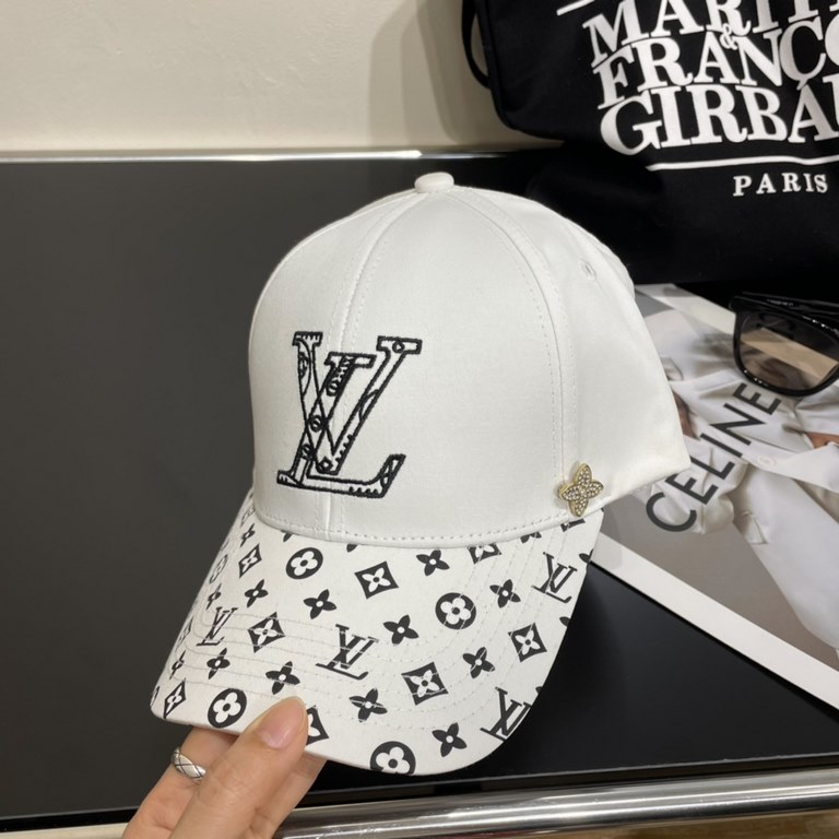 Louis Vuitton Baseball Cap LouisVuitton  New LV baseball cap, heavy duty  perfect embroidery, high end atmosphere, versatile models Universal for men and women!