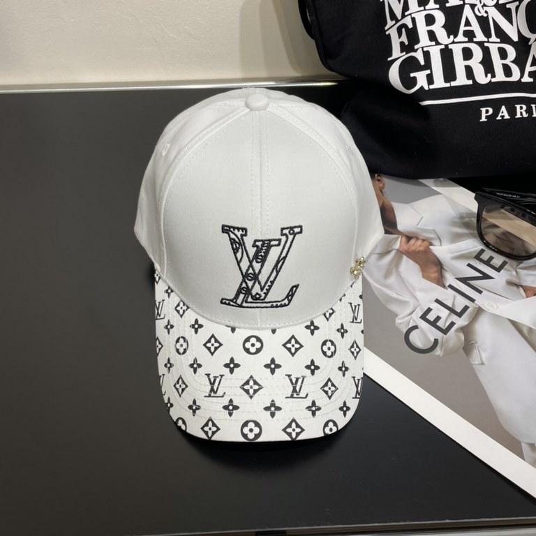 Louis Vuitton Baseball Cap LouisVuitton  New LV baseball cap, heavy duty  perfect embroidery, high end atmosphere, versatile models Universal for men and women!