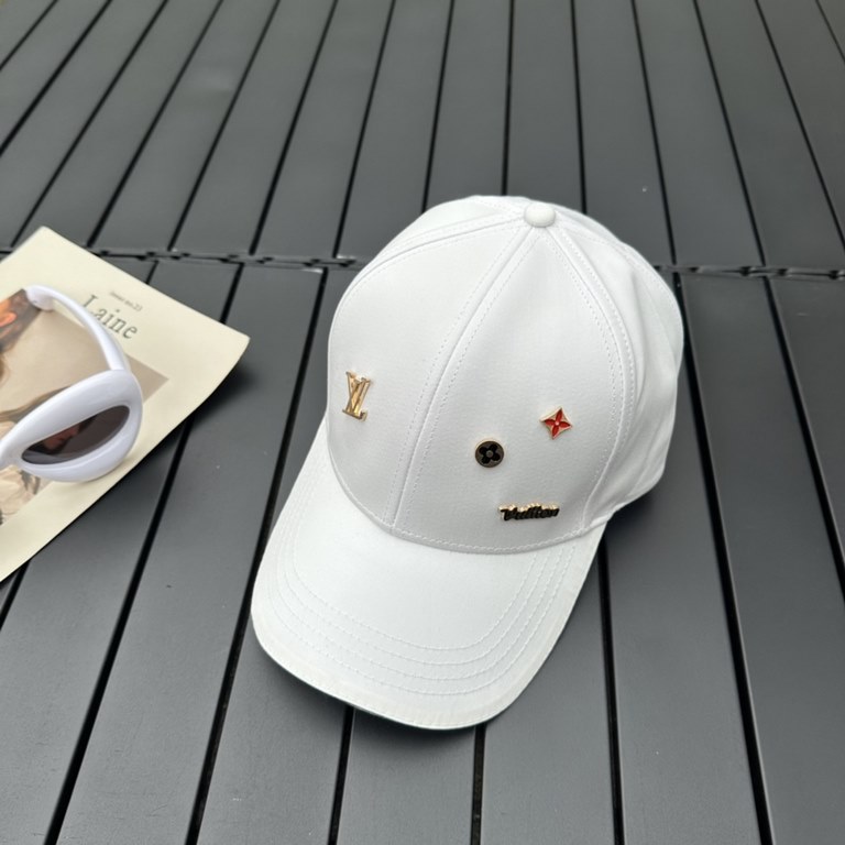 Louis Vuitton LouisVuitton   new LV baseball cap, heavy construction   perfect old flowers, high-end atmosphere, versatile models   men and women!