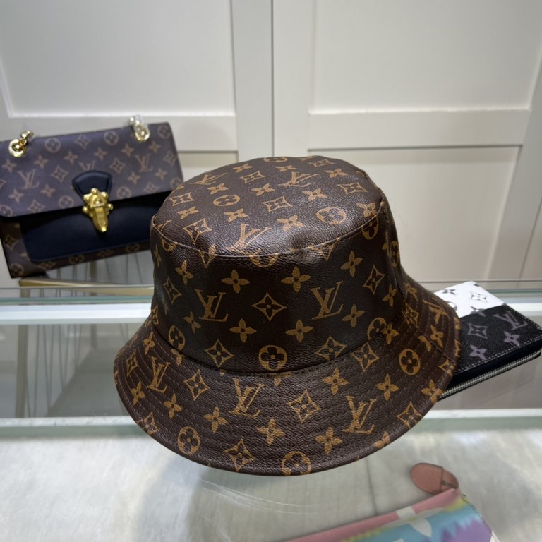 PLV Louis Vuitton official website version of the shipment, the classic fisherman's hat, a very classic classic, popular retro beauty, available in all seasons, out of the necessary, very show face is small!