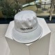 New! Louis Vuitton LouisVuitton high version of the new LV fisherman hat, heavy construction leather label four-leaf clover   fisherman series high-end atmosphere, versatile models   men and women!