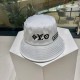 New! Louis Vuitton LouisVuitton high version of the new LV fisherman hat, heavy construction leather label four-leaf clover   fisherman series high-end atmosphere, versatile models   men and women!