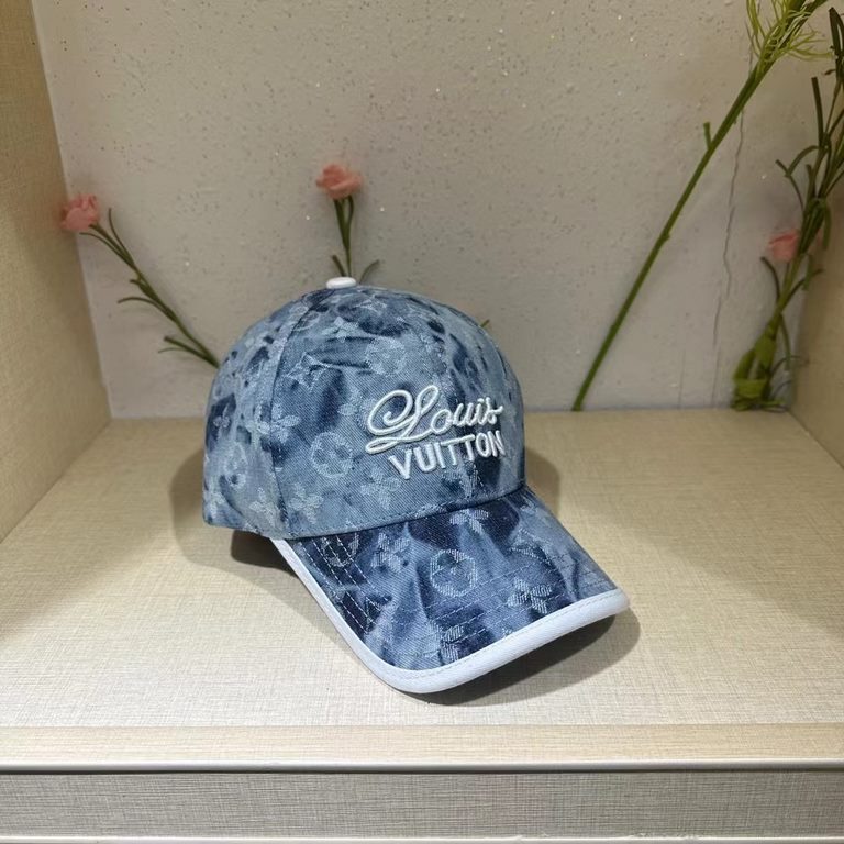 LV new embroidered baseball capHigh quality customized logoMaterial 100% color cottonHead circumference 56-58 are available