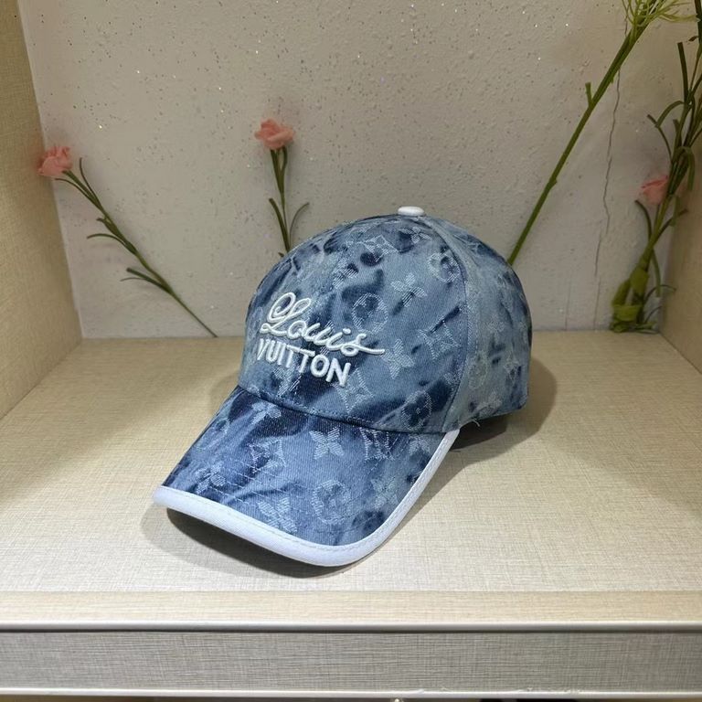 LV new embroidered baseball capHigh quality customized logoMaterial 100% color cottonHead circumference 56-58 are available