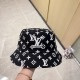 With dust bag [LV Louis Vuitton] 2023 summer new counter men and women's models sun shading fisherman's hat, the big names ship, super convenient! Good match! Out on the street must have