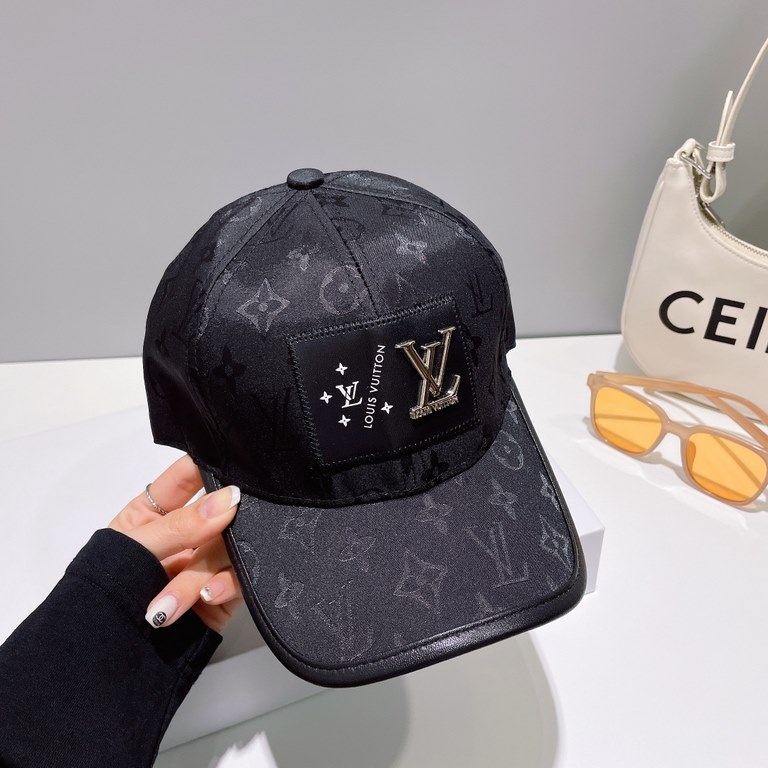 LV】New Baseball Cap  !High quality customization! This is sure to be a minimalist favorite!Clean, sharp, fashionable and versatile, absolutely not picky about face shape!It is a fashionable and classic perennial model!