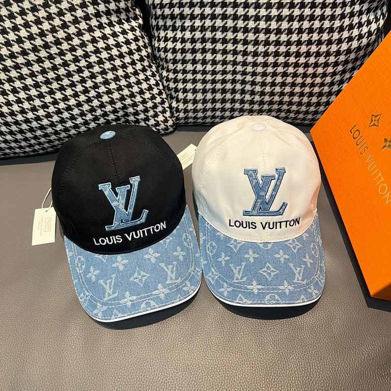 New model shipment!With box cloth bag, LV (Louis Vuitton) new original single baseball cap, old flower splicing, 11 open mold ordering, the original cotton fabric   counter old flower cloth, workmanship is meticulous and