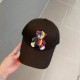 LV new duck tongue cap, high quality baseball cap, black and white two colors, head circumference about 57cm