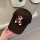 LV new duck tongue cap, high quality baseball cap, black and white two colors, head circumference about 57cm