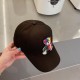 LV new duck tongue cap, high quality baseball cap, black and white two colors, head circumference about 57cm