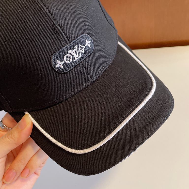 with dust bag [LV] 2022 new simple embroidered baseball cap, counter synchronization shipment, big name models super good with, hurry to get!