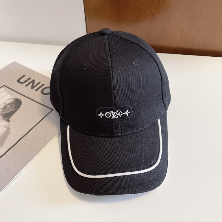 with dust bag [LV] 2022 new simple embroidered baseball cap, counter synchronization shipment, big name models super good with, hurry to get!