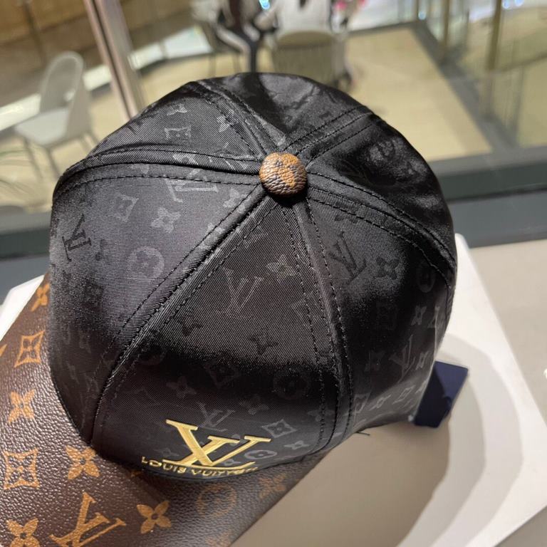 LouiVuittonLV   counter new Louis Vuitton home embroidery baseball cap, simple and generous Men and women universal sun hat.