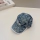 Louis Vuitton Baseball Cap LouisVuitton   new LV baseball cap, heavy duty, perfect splicing washed denim, high-end atmospheric