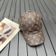 LV Louis Vuitton, classic original single baseball cap, excellent word of mouth, the original head layer cowhide, lightweight and breathable! The quality is superb, the base head circumference of 57, the patch can be adj