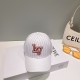 LouiVuittonLV   counter new Louis Vuitton home embroidered baseball cap, simple and generous Men and women universal sun hat, the