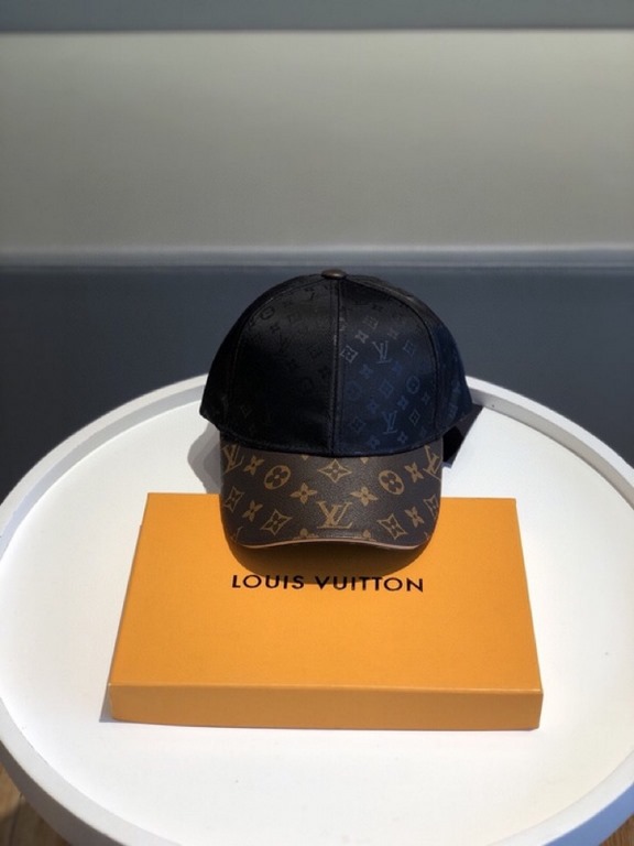 Batch    Louis Vuitton Baseball Caps LouisVuitton   New LV baseball caps, heavy duty   perfectly spliced leather, high-end atmosphere, versatile models   men and women!