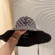 with dust bag [LV Louis Vuitton] 2023 spring and summer new large-brimmed double-sided big brand bear fisherman's hat, sunshade big models super good with the closed eyes into one of the