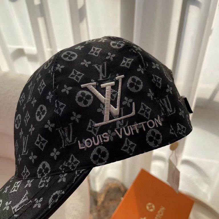 New model shipmentWith box bag, LV (Louis Vuitton) new original single baseball cap, old flower embroidery, 11 open mold customized, original old flower fabric, heavy embroidery, meticulous workmanship perfection, qualit