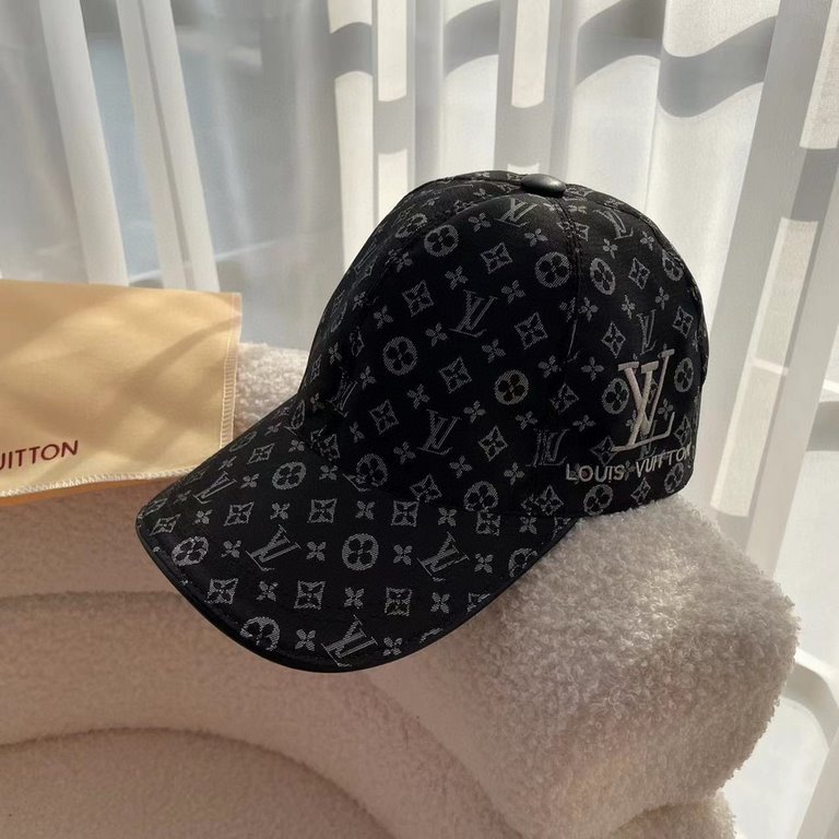 New model shipmentWith box bag, LV (Louis Vuitton) new original single baseball cap, old flower embroidery, 11 open mold customized, original old flower fabric, heavy embroidery, meticulous workmanship perfection, qualit