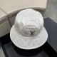 lv Louis Vuitton  2023 early spring new original single LV fisherman hat, simple atmosphere full of personality Exquisite embroidery design Full of fashion sense   This hat is definitely worth getting!