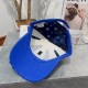 Louis Vuitton LV   Milan counter new hat female foreign full embroidery baseball cap, show face small shade sun protection