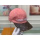 LV (Louis Vuitton).With box cloth bag, LV (Louis Vuitton) new original single baseball cap, old flower splicing, 11 open mold customized, original denim fabric   counter old flower cloth, meticulous and perfect workmansh