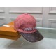 LV (Louis Vuitton).With box cloth bag, LV (Louis Vuitton) new original single baseball cap, old flower splicing, 11 open mold customized, original denim fabric   counter old flower cloth, meticulous and perfect workmansh