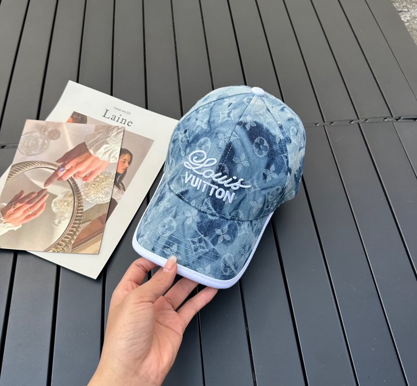 Louis Vuitton Baseball Caps LouisVuitton   New LV baseball caps, heavy construction   perfect old-fashioned camouflage, high-end atmosphere, versatile models   men and women!