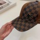 P LV Louis Vuitton  Baseball cap, made of fabric, exquisite workmanship, fashionable and trendy, easy to carry out of the house, versatile models.