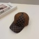 P LV Louis Vuitton  Baseball cap, made of fabric, exquisite workmanship, fashionable and trendy, easy to carry out of the house, versatile models.