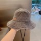 ￥P￥Lv Louis Vuitton Cowboy Fisherman's Hat, Outdoor Cowboy Hat, Head Circumference 57, cm Unisex