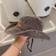 ￥P￥Lv Louis Vuitton Cowboy Fisherman's Hat, Outdoor Cowboy Hat, Head Circumference 57, cm Unisex