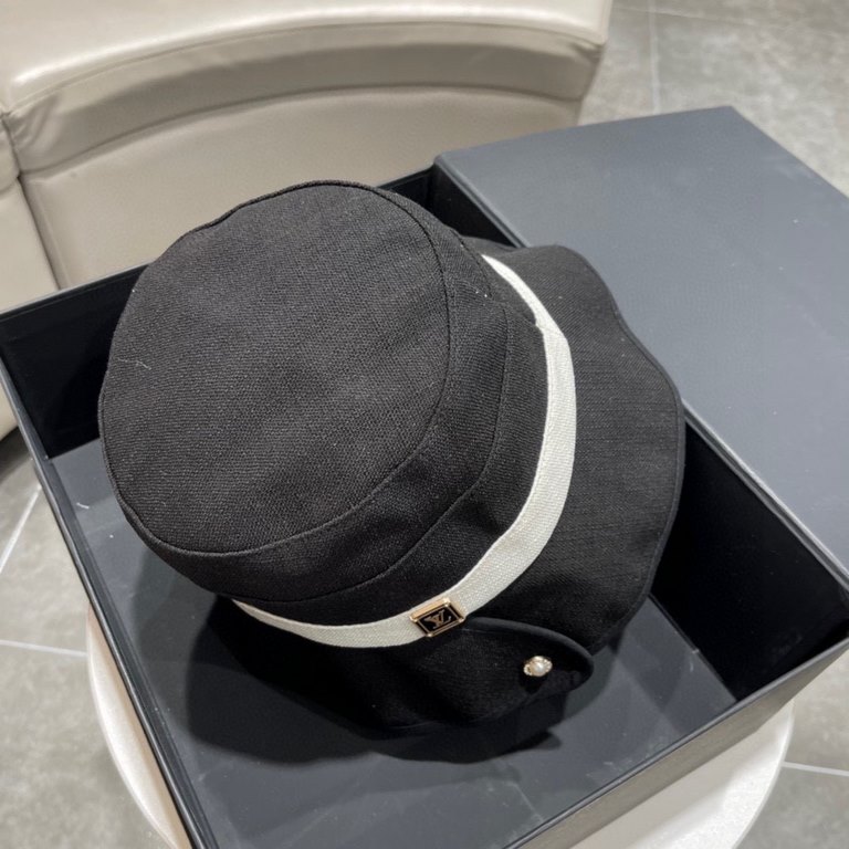 lv LouisVuitton LouisVuitton 2023 early spring new Korean fashion fisherman hat, simple atmosphere full of personality Exquisite embroidery design Full of fashion sense   This hat is definitely worth getting!