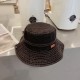 ￥Lv Louis Vuitton Cowboy Fisherman's Hat, Outdoor Cowboy Hat, Head Circumference 57, cm Unisex