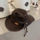 ￥Lv Louis Vuitton Cowboy Fisherman's Hat, Outdoor Cowboy Hat, Head Circumference 57, cm Unisex