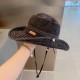 ￥Lv Louis Vuitton Cowboy Fisherman's Hat, Outdoor Cowboy Hat, Head Circumference 57, cm Unisex