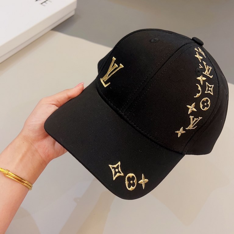 Louis Vuitton LV ~ 2023 spring and summer new explosive models of baseball caps  , the big models are super good with, hurry to get!