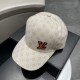 The lv jacquard upgrade ships! Fabric upgrades, accurate pair of flowers!With box bag, LV Louis Vuitton new original single baseball cap, LV cowboy jacquard, counter 11 open mold customized, the original canvas fabric is