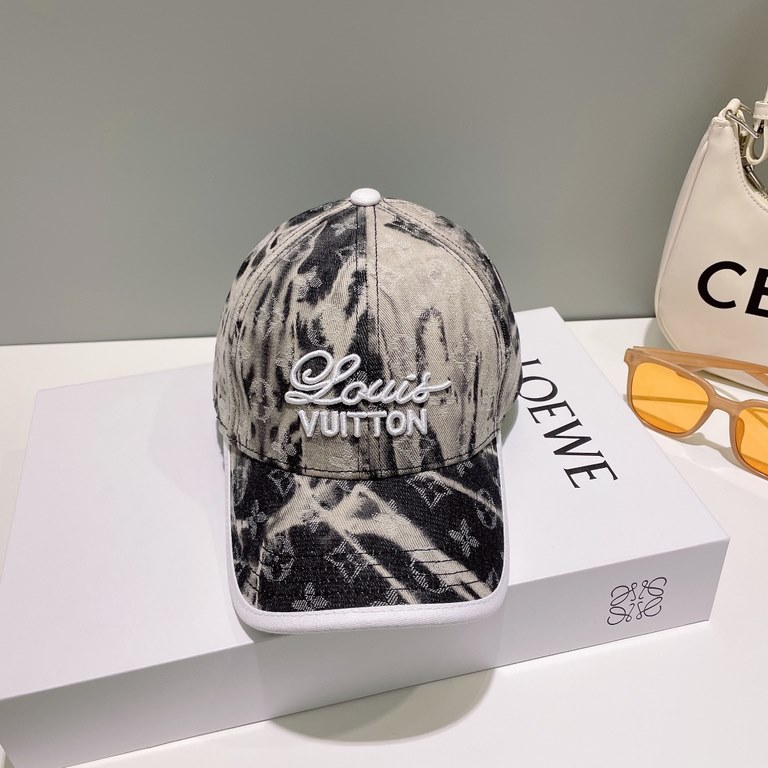 New! Louis Vuitton LouisVuitton   new LV baseball cap, heavy construction   early spring collection of high-end atmosphere, versatile models   men and women!