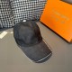 With packaging cloth bag, LV Louis Vuitton new original single baseball cap, classic checkerboard grid, 11 open mold customized, the original counter fabric   head layer cowhide, small square fashion handsome quality is 