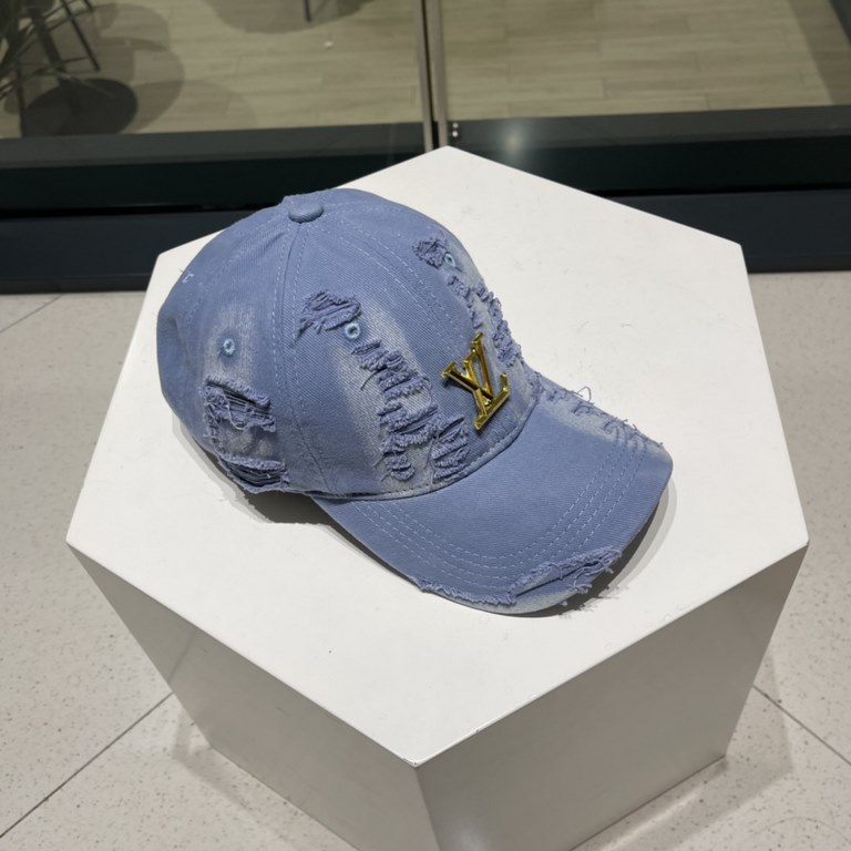 Louis Vuitton LouisVuitton   new LV broken baseball cap, heavy construction   early spring collection of high-end atmosphere, versatile models   men and women!