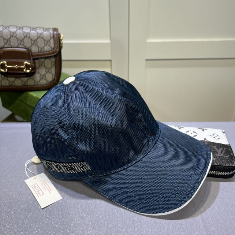 LV (Louis Vuitton) new original single baseball cap, 11 open mold customized, original printed satin fabric   counter plaid leather, meticulous and perfect workmanship, awesome quality, base head circumference 56, patch 