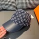 LV (Louis Vuitton) new original single baseball cap.With box cloth bag, LV (Louis Vuitton) new original single baseball cap, cowhide splicing, 11 open mold customized, original denim fabric, workmanship is meticulous and