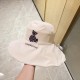 with dust bag [LV Louis Vuitton] 2023 spring and summer new large-brimmed double-sided big brand bear fisherman hat, sunshade big models super good with the eyes closed into a