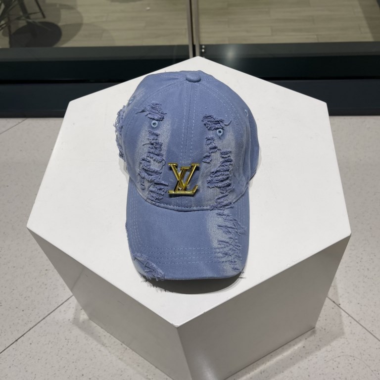 Louis Vuitton LouisVuitton   New LV broken baseball cap, heavy construction   early spring series of high-end atmosphere, versatile models   men and women!