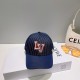 LouiVuittonLV   counter new Louis Vuitton home embroidered baseball cap, simple and generous Men and women universal sun hat, the