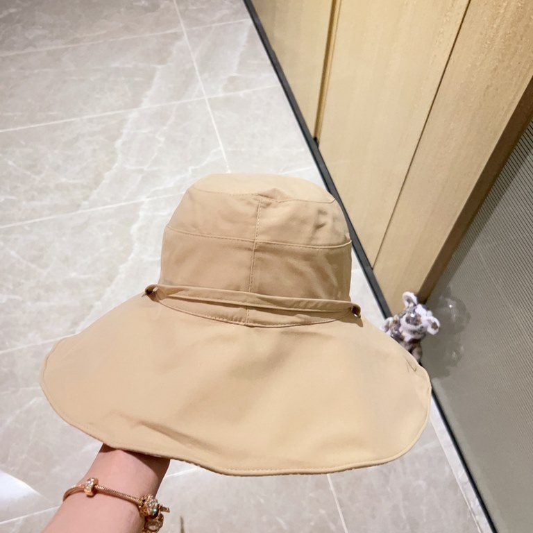 with dust bag [LV Louis Vuitton] 2023 spring and summer new large-brimmed double-sided big brand bear fisherman's hat, sunshade big models super good with the closed eyes into one of the