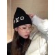 LV Louis Vuitton official website classic knit cap! Little red book hot selling explosive models! Wear a god! Men and women with the same models, thickened warmer, fashionable and popular   texture first-class, the best 